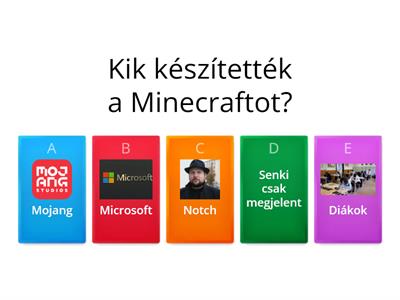 Minecraft kvíz 