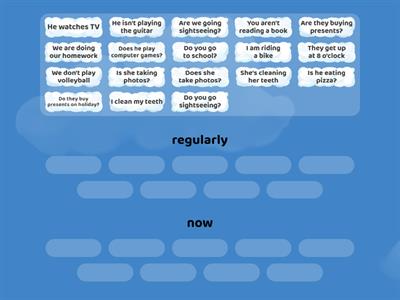 Prepare 1, 2 Present Continuous/Present Simple for kids