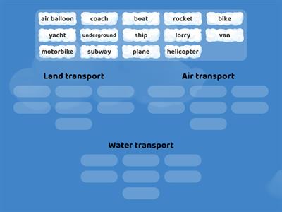 Transport and travel