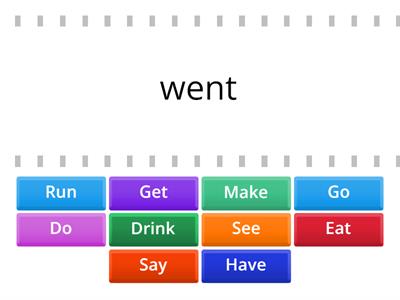 Irregular verbs