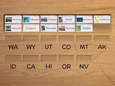 The West (State Abbreviations)