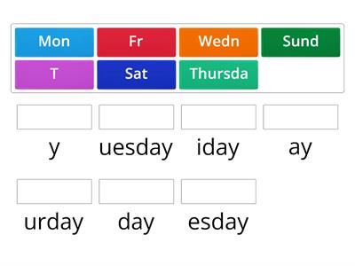  Days of the Week 