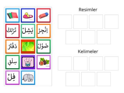 aksolsav (15. cezm, resim kelime eşleştirme)