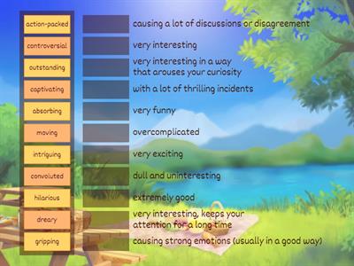 Adjectives movies advanced