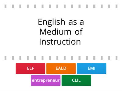 EMI Terminology Warmer