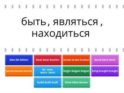 Form 6 Irregular Verbs (1-10)