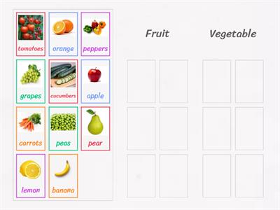 Fruit + vegetable