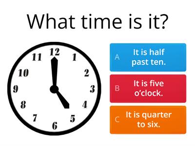 ⏰ WHAT TIME IS IT? ⏰