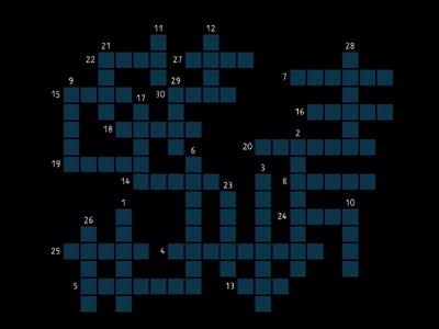  Crossword puzzle