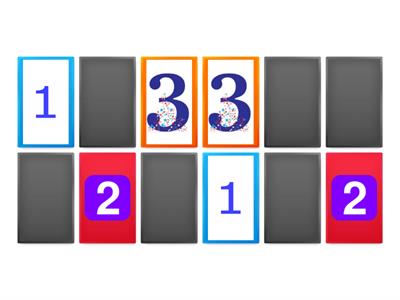 Numbers 1 - 6 (KINDER)