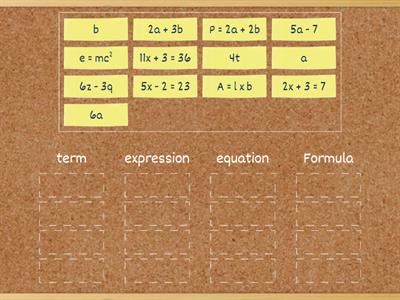 expression term equation