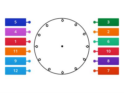 Complete the clock face