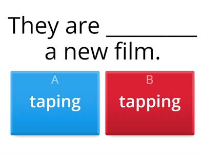 Single versus double consonants