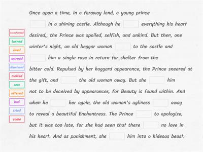 6b gr1 Beauty and the Beast Prologue