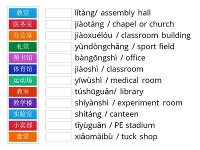 School facilities (Chinese)