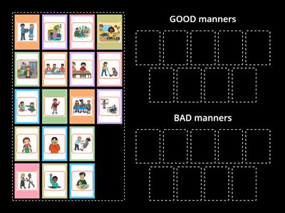 Marvelous Manners:  Good vs. Bad Manners