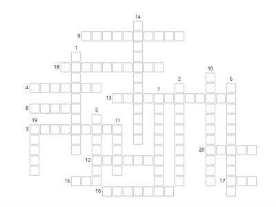 Television Industry Crossword Puzzle