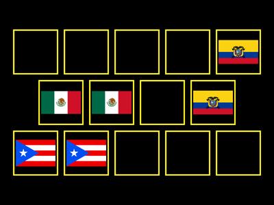 Flag Matching for Hispanic Heritage Month
