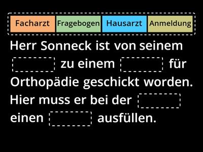 Herr Sonneck geht zum Arzt