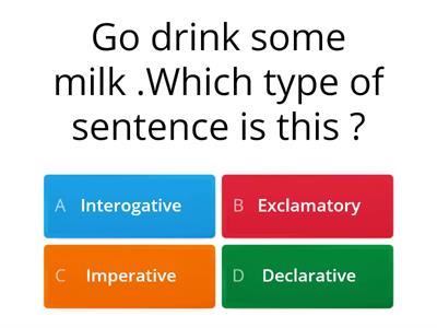 Types of sentences