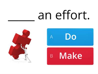Collocations with do and make