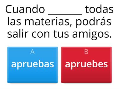 Cuando: ¿Indicativo o subjuntivo?