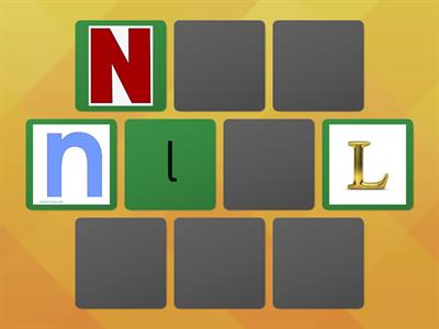  Letters L,H,T,N,F