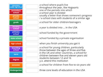 Education (EF Inter 7A) System