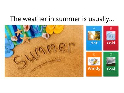 The weather in summer Grade R