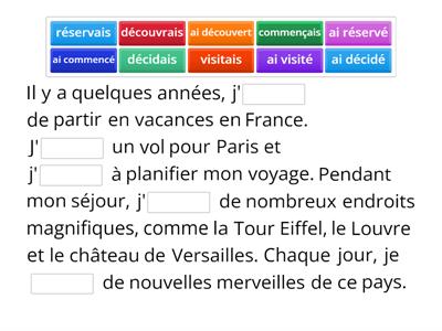 Imparfait ou passé composé?