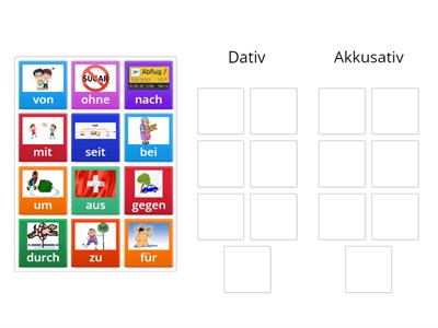 Präpositionen mit Dativ oder Akkusativ?