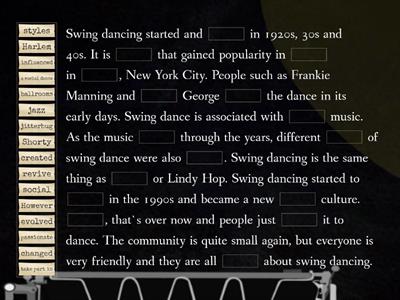 Spark4 4e The History of Swing Dancing
