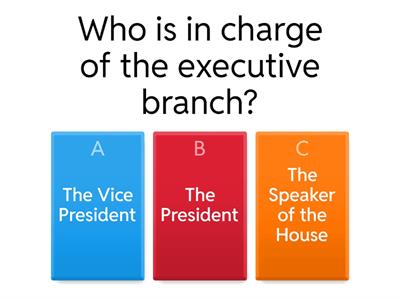 Executive Branch Quiz