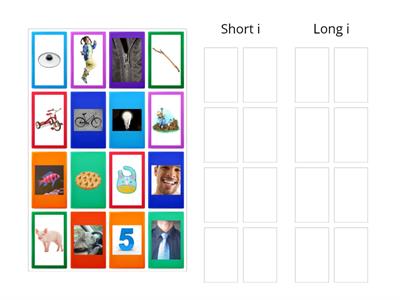 Picture Sort for Short and Long i