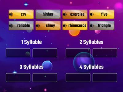 How many syllables Unit 11 /ie/