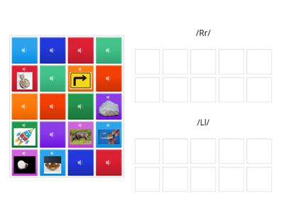 Consonants - /r/ and /l/ - Listening