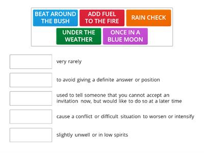 Unit 2 - Lesson 1 (Idioms Corner)