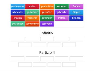 Infinitiv-Partizip II