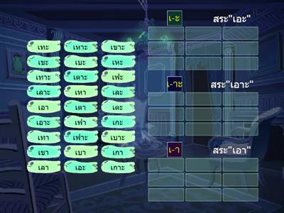 มานี 1.12 แยกประเภท สระเอะ สระเอาะ สระเอา