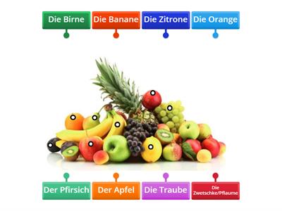 Ovoce- Das Obst/ Die Frucht