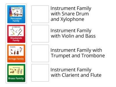 Ensemble and Instrument Family