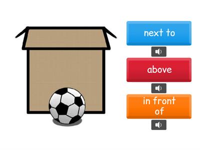 PE Prepositions - Where is the ball?