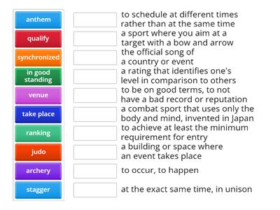 Vocab review week 2 clb 5-7