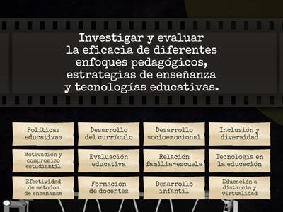 ¿QUÉ SE INVESTIGA EN EDUCACIÓN?