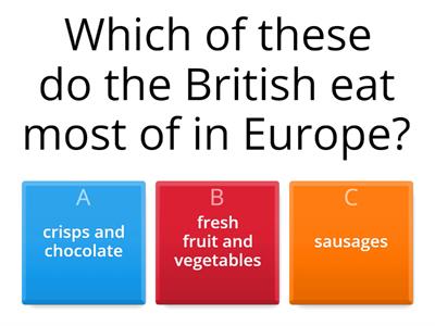 British Food Quiz
