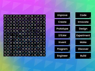 STEAM Word Search