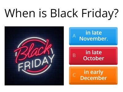 Black Friday Quiz