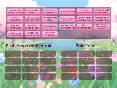 Medio ambiente : problemas y soluciones