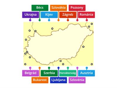 Magyarország szomszédos országai és azoknak fővárosai