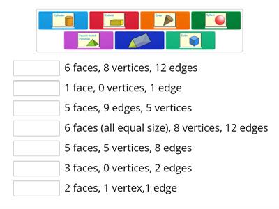  3D shape and properties matching game